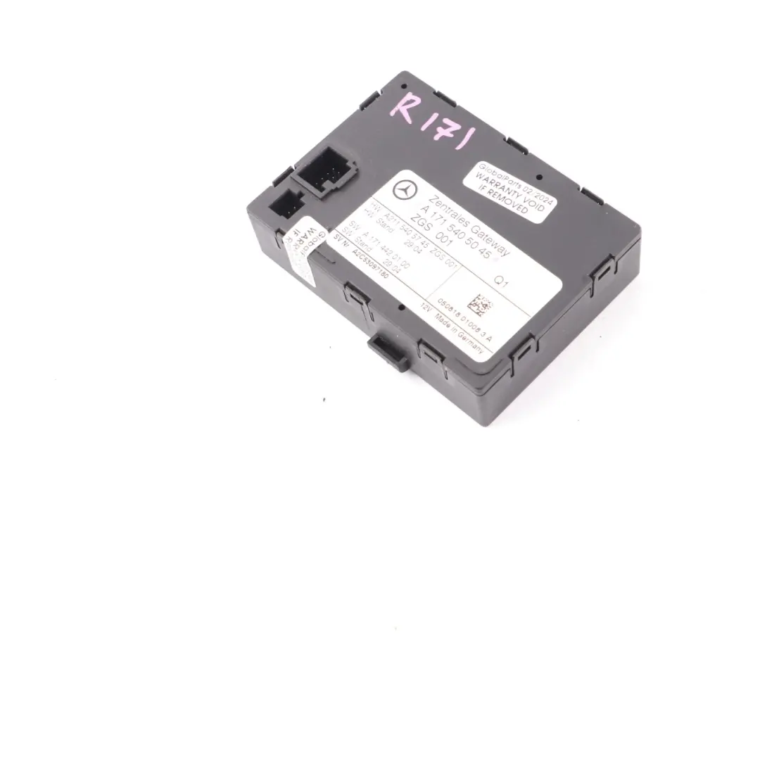 Mercedes SLK R171 Zentrales Gateway Modul ECU Steuer Gerät - SKU A1715405045 - Teilenummer A1715405045