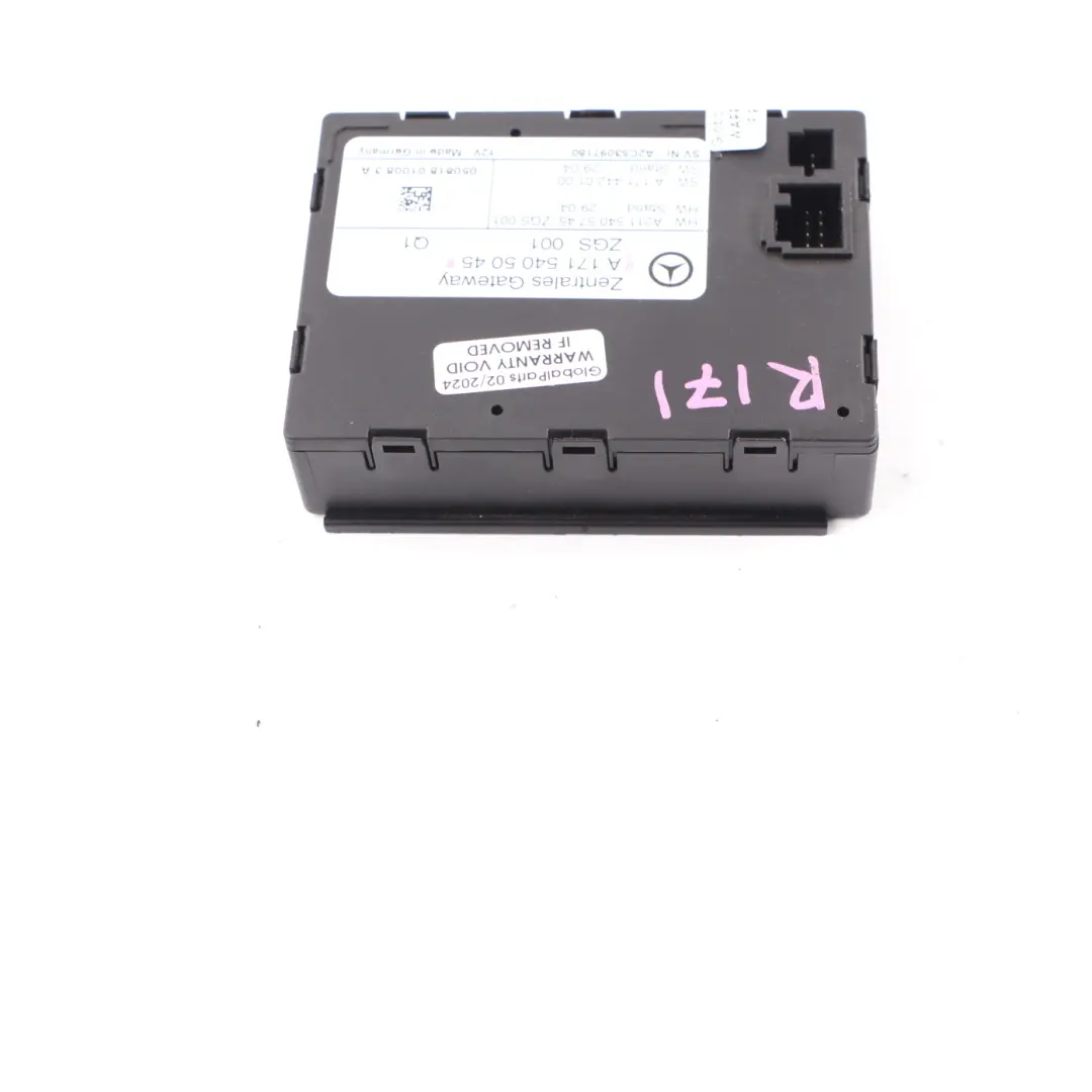 Mercedes SLK R171 Modulo gateway centrale Unità controllo ECU - SKU A1715405045 - Numero di parte A1715405045