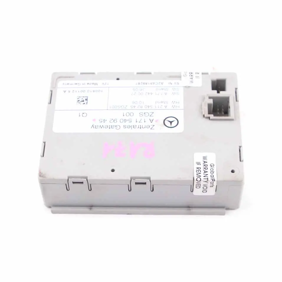 Unità di controllo gateway Modulo gateway ECU per Mercedes SLK R171 con numero di parte A1715409245 Mercedes SLK R171 Unità di controllo gateway Modulo gateway ECU - SKU A1715409245 - Numero di parte A1715409245