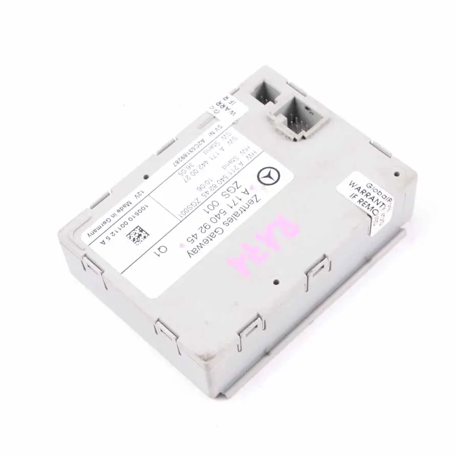 Mercedes SLK R171 Gateway Control Unit Gateway Module ECU - SKU A1715409245 - Part number A1715409245