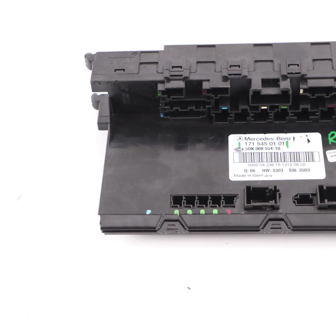 Caja de fusibles SAM Relé Unidad Control Módulo para Mercedes SLK R171 con número de pieza A1715450101 Mercedes SLK R171 Caja de fusibles SAM Relé Unidad Control Módulo - SKU A1715450101 - Número de pieza A1715450101