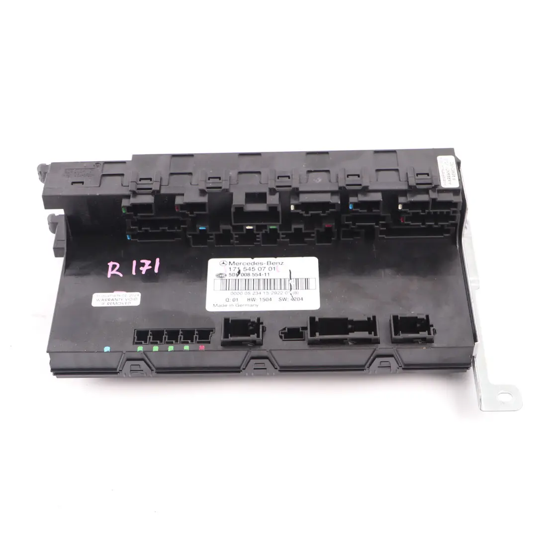Mercedes R171 Modulo controllo SAM posteriore Scatola fusibili relè A1715450701