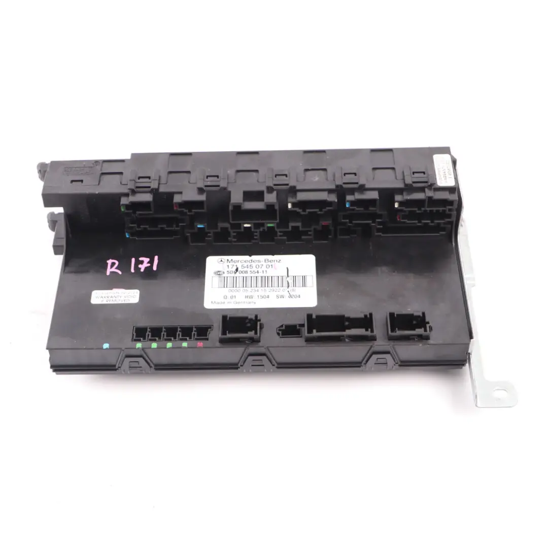 Mercedes SLK R171 Rear SAM Control Unit Module Relay Fuse Box - SKU A1715450701 - Part number A1715450701