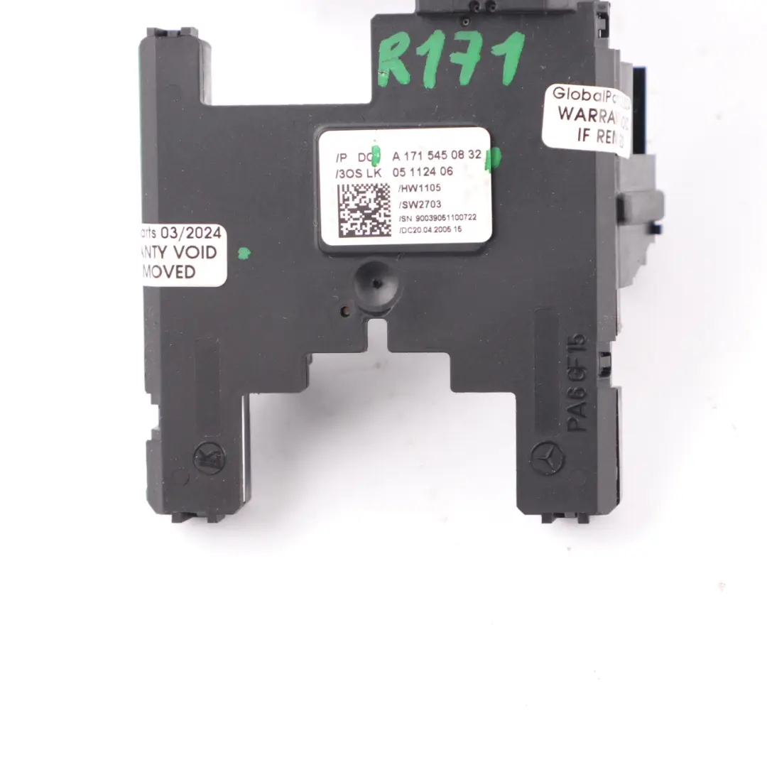 Steering Wheel Angle Sensor Slip Ring Squib to Mercedes R171 W211 C219 with Part number A1715450832 Mercedes R171 W211 C219 Steering Wheel Angle Sensor Slip Ring Squib - SKU A1715450832 - Part number A1715450832