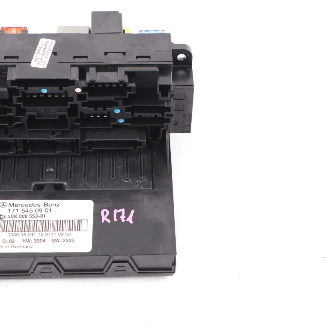 Mercedes SLK R171 Front Fuse Box SAM Relay Control Unit Module - SKU A1715450901 - Part number A1715450901