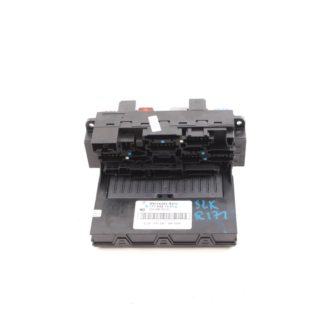Fuse Box Control Unit SAM Module Relay to Mercedes R171 with Part number A1715451401 Mercedes R171 Fuse Box Control Unit SAM Module Relay - SKU A1715451401 - Part number A1715451401