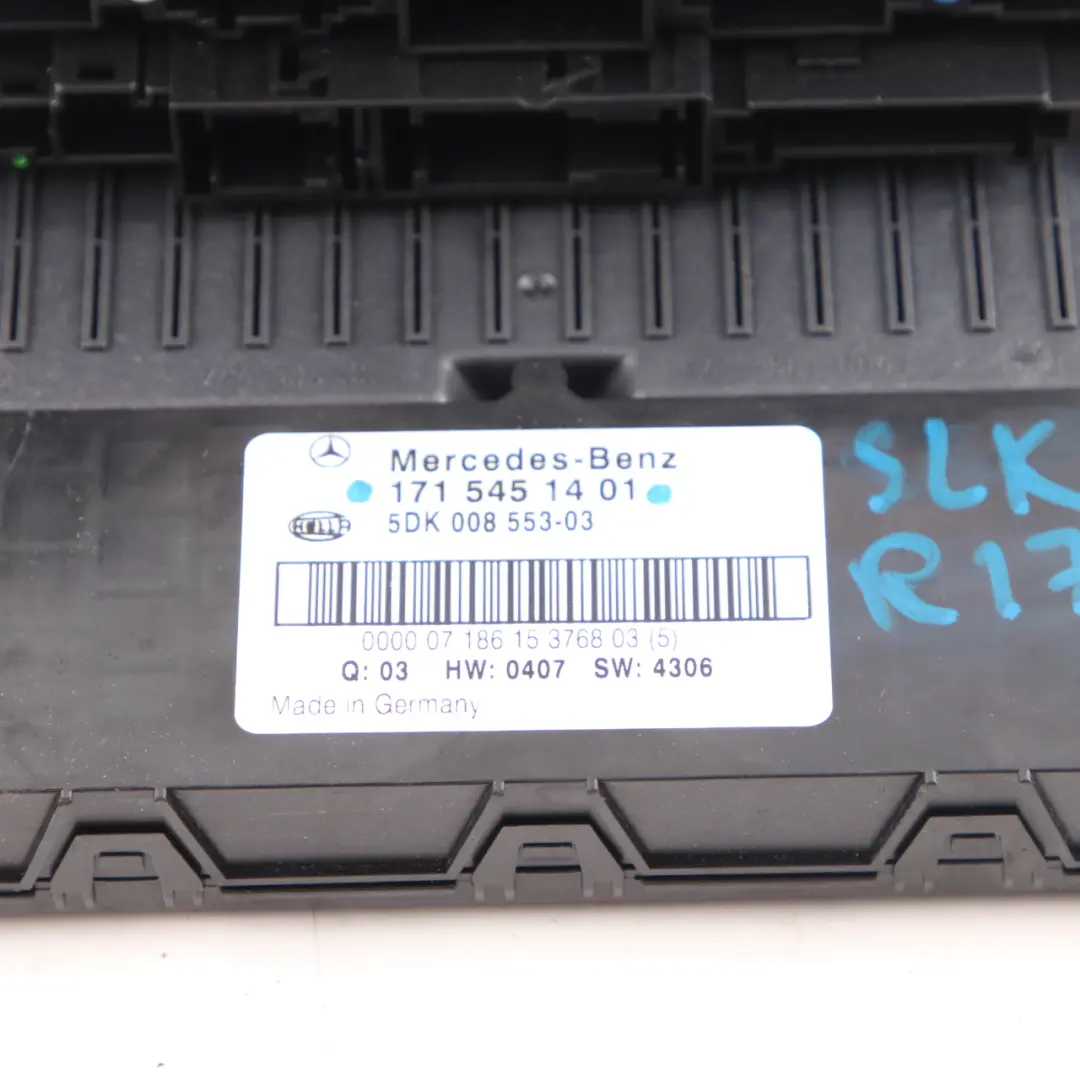 Mercedes R171 Fuse Box Control Unit SAM Module Relay - SKU A1715451401 - Part number A1715451401