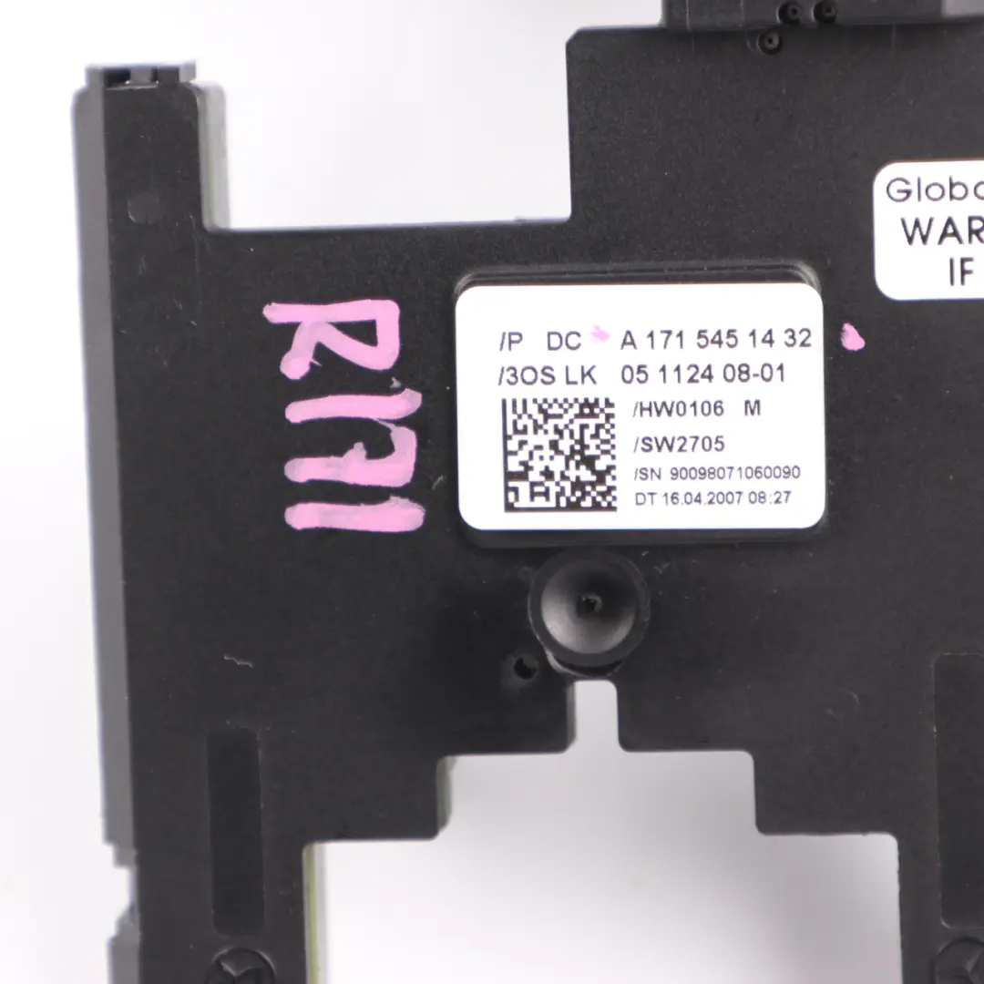 Lenksäulenmodul Winkelsensor für Mercedes R171 mit Teilenummer A1715451432 Mercedes R171 Lenksäulenmodul Winkelsensor - SKU A1715451432 - Teilenummer A1715451432