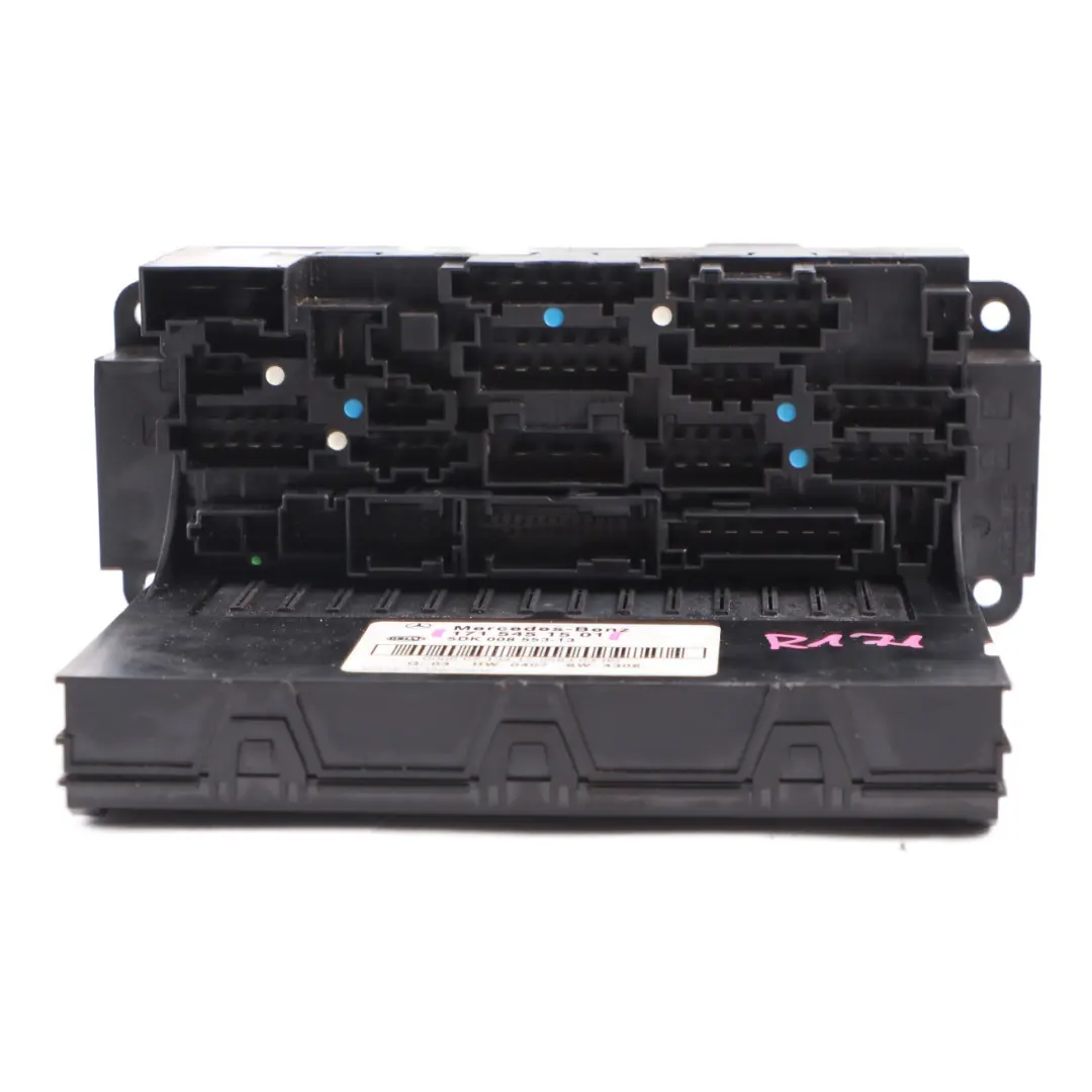 Front Fuse Box SAM Relay Control Unit Module to Mercedes SLK R171 with Part number A1715451701 Mercedes SLK R171 Front Fuse Box SAM Relay Control Unit Module - SKU A1715451501 - Part number A1715451701