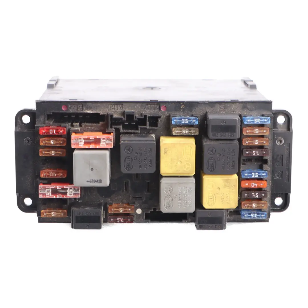 Front Fuse Box SAM Relay Control Unit Module to Mercedes SLK R171 with Part number A1715451701 Mercedes SLK R171 Front Fuse Box SAM Relay Control Unit Module - SKU A1715451501 - Part number A1715451701
