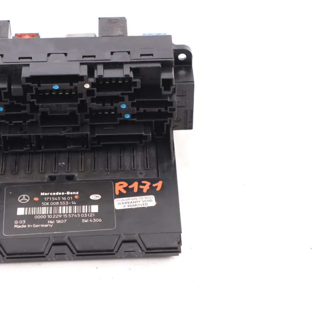 Mercedes SLK R171 Fuse Box Relay Control Unit Electric Module SAM - SKU A1715451601 - Part number A1715451601