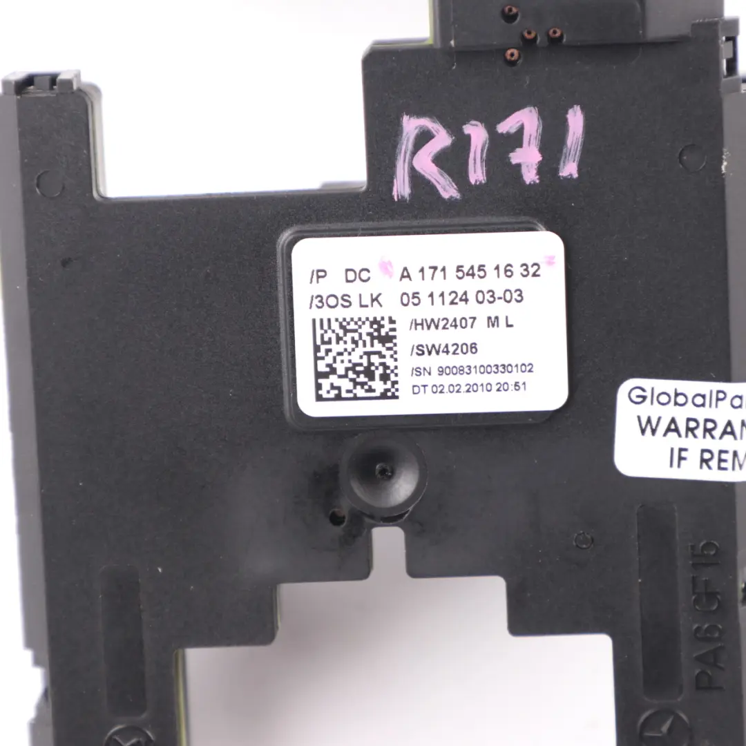 Steering Column Electronic Module Angle Sensor to Mercedes SLK R171 with Part number A1715451632 Mercedes SLK R171 Steering Column Electronic Module Angle Sensor - SKU A1715451632 - Part number A1715451632