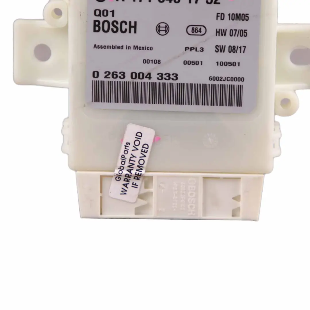 PDC Parking Distance Control Unit Module Sensor 0263004333 to Mercedes SLK R171 with Part number A1715451732 Mercedes SLK R171 PDC Parking Distance Control Unit Module Sensor 0263004333 - SKU A1715451732 - Part number A1715451732