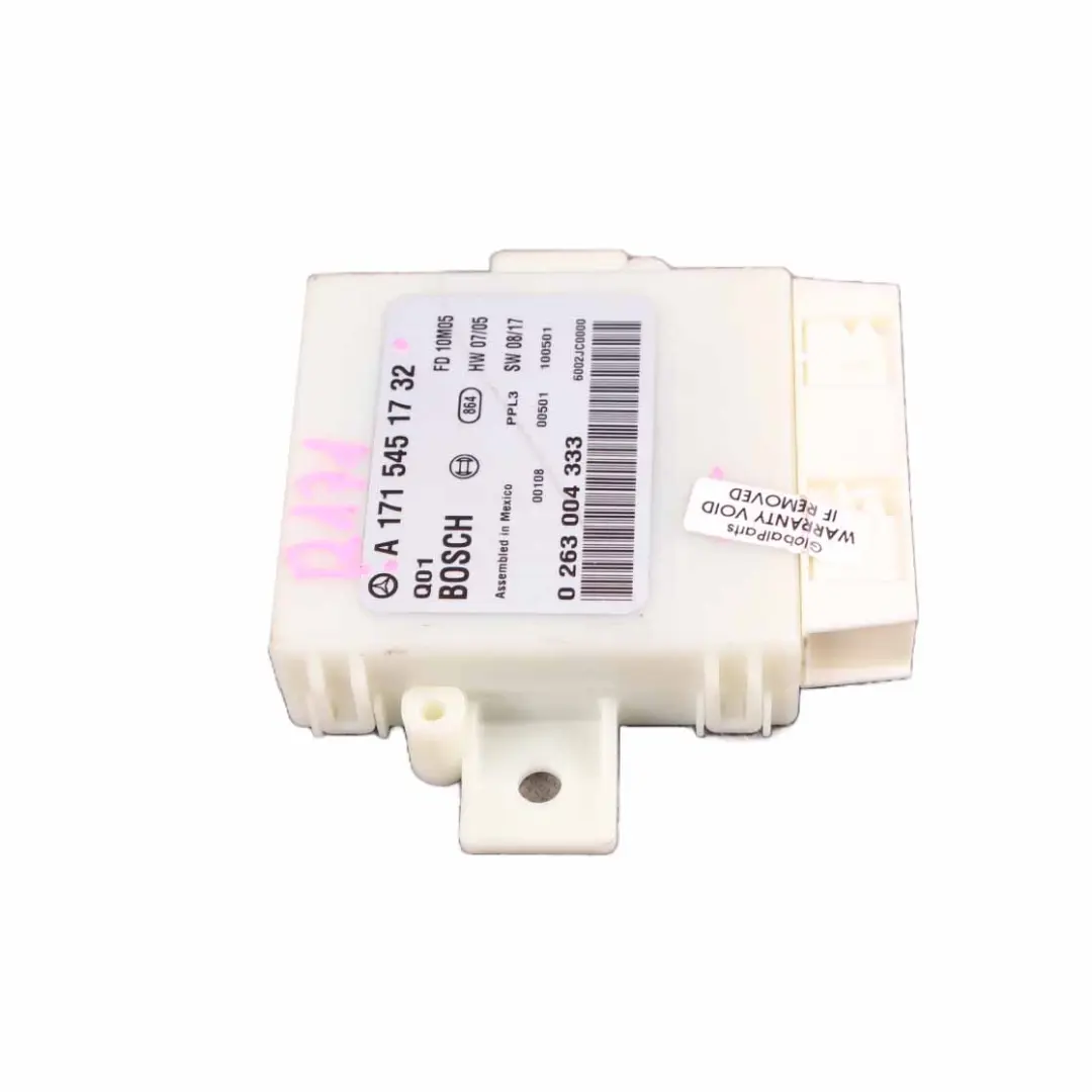 PDC Parking Distance Control Unit Module Sensor 0263004333 to Mercedes SLK R171 with Part number A1715451732 Mercedes SLK R171 PDC Parking Distance Control Unit Module Sensor 0263004333 - SKU A1715451732 - Part number A1715451732