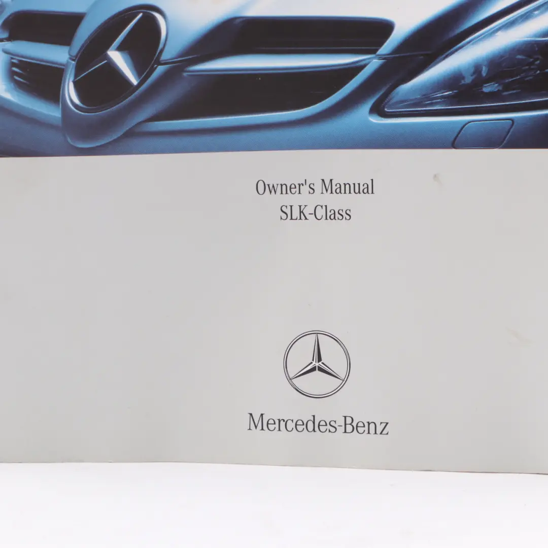 Owner's Handbook Booklet Manual to Mercedes SLK R171 with Part number A1715841683 Mercedes SLK R171 Owner's Handbook Booklet Manual - SKU A1715841683 - Part number A1715841683
