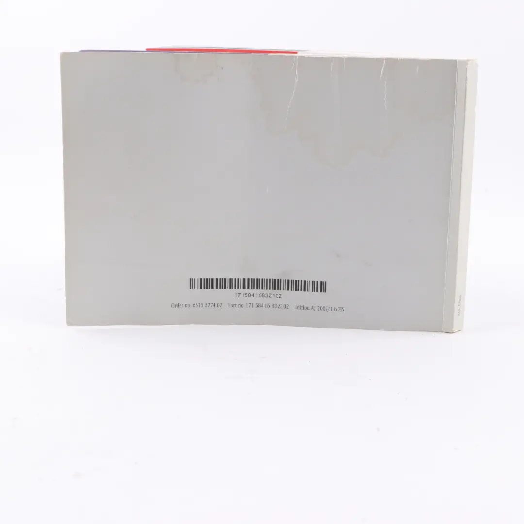 Owner's Handbook Booklet Manual to Mercedes SLK R171 with Part number A1715841683 Mercedes SLK R171 Owner's Handbook Booklet Manual - SKU A1715841683 - Part number A1715841683