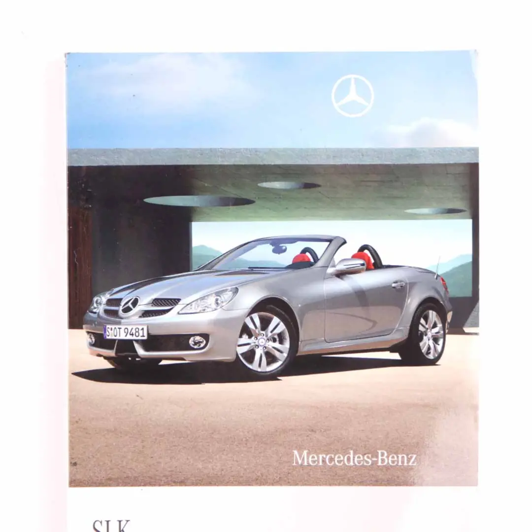 Mercedes SLK R171 Owner's Handbook Booklet Manual - SKU A1715843496 - Part number A1715843496