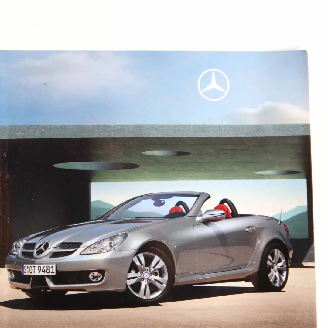 Mercedes SLK R171 Owner's Handbook Booklet Manual - SKU A1715843496 - Part number A1715843496