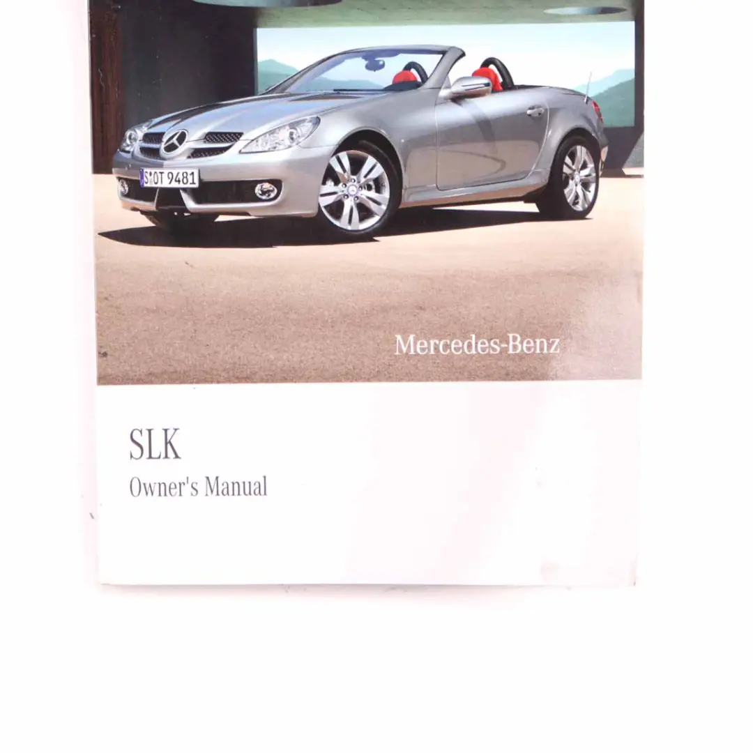 Mercedes SLK R171 Owner's Handbook Booklet Manual - SKU A1715843496 - Part number A1715843496