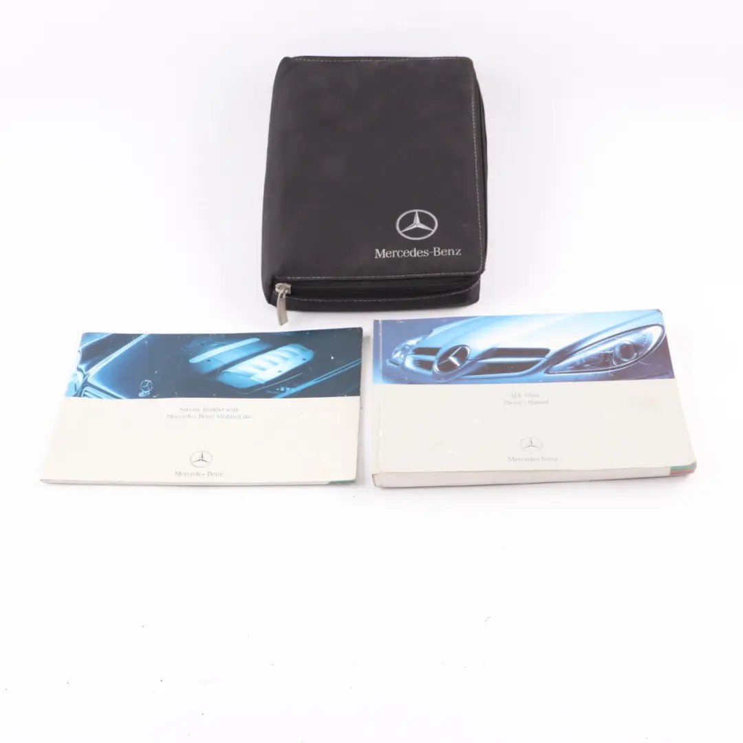 Mercedes SLK R171 Owner's Handbook Service Booklet Pouch Case Wallet Set - SKU A1715844282 - Part number A1715844282