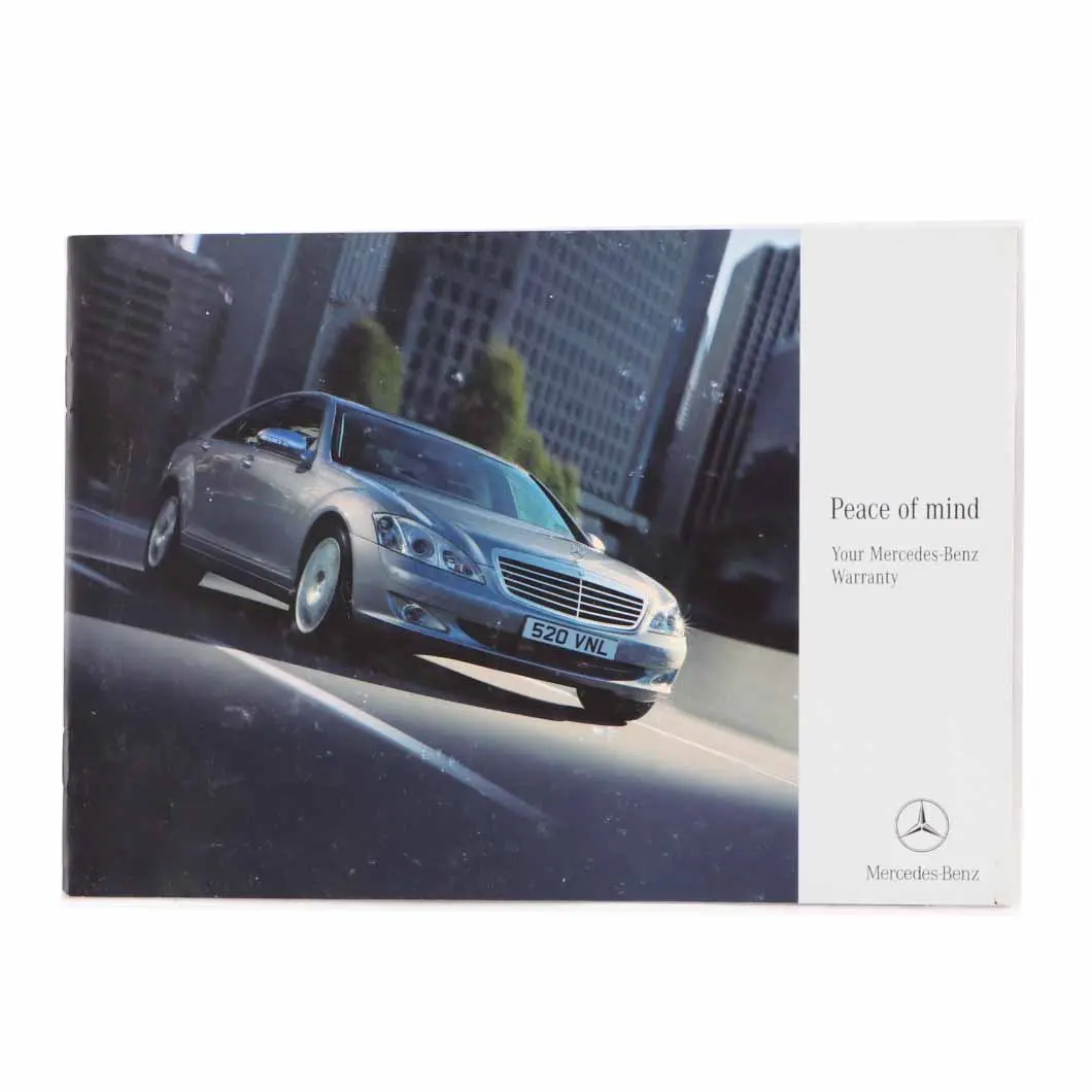 Mercedes ML W164 Owner's Handbook Manual Service Booklet Pouch Case Wallet - SKU A1715847293-2 - Part number A1715847293