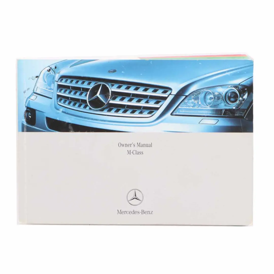 Mercedes ML W164 Owner's Handbook Manual Service Booklet Pouch Case Wallet - SKU A1715847293-2 - Part number A1715847293