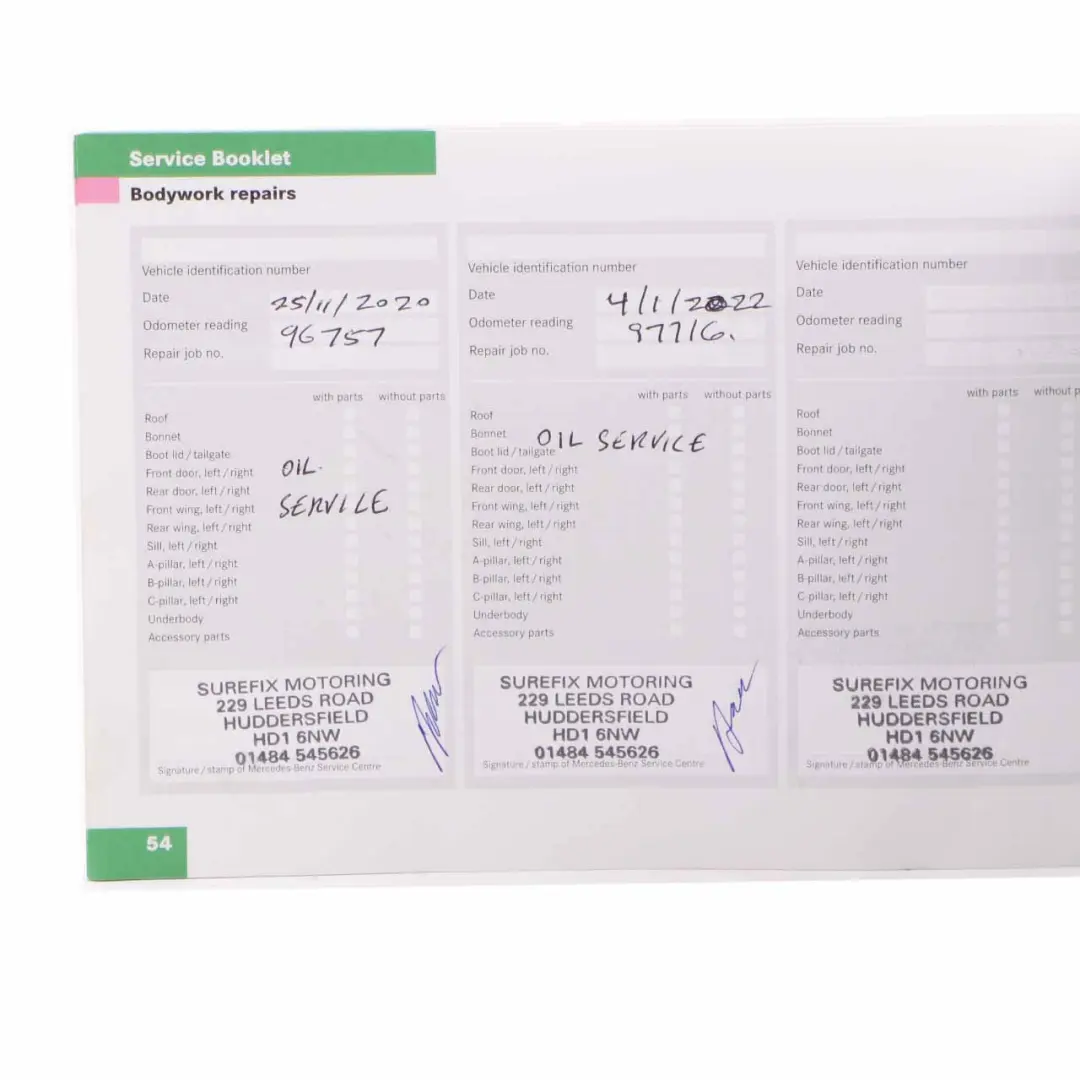 Mercedes ML W164 Owner's Handbook Manual Service Booklet Pouch Case Wallet - SKU A1715847293-2 - Part number A1715847293