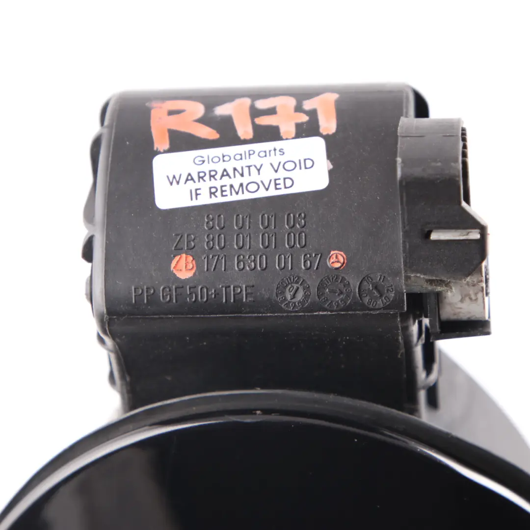 Mercedes SLK R171 Cover Fuel Filler Pot Carrier Cap Flap Obsidian Black - 197 - SKU A1716300167-OB - Part number A1716300167