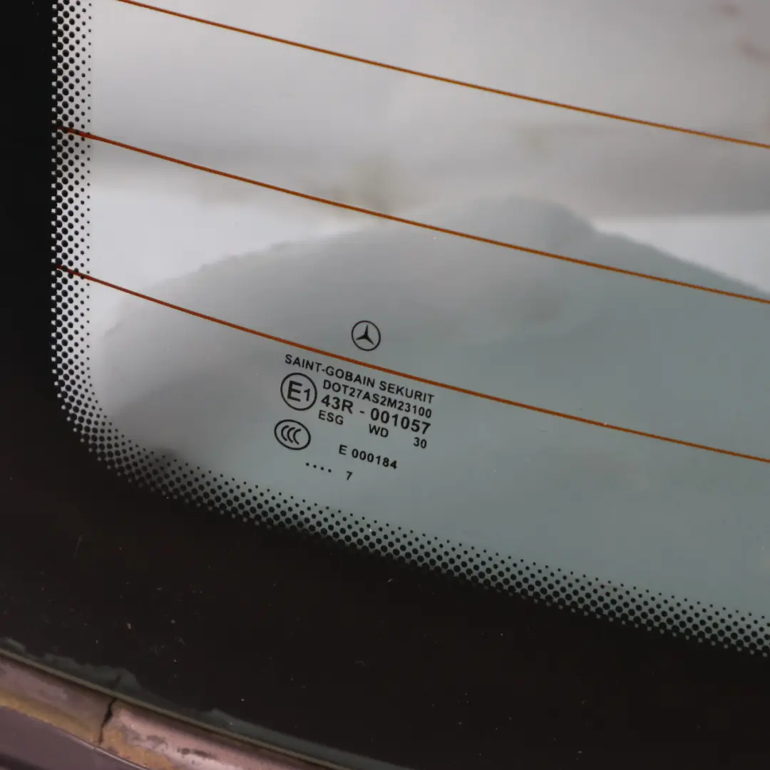 Window Windshield Glass Glazing Cover AS2 Green to Mercedes SLK R171 Rear with Part number A1716700180 Mercedes SLK R171 Rear Window Windshield Glass Glazing Cover AS2 Green - SKU A1716700180-1 - Part number A1716700180