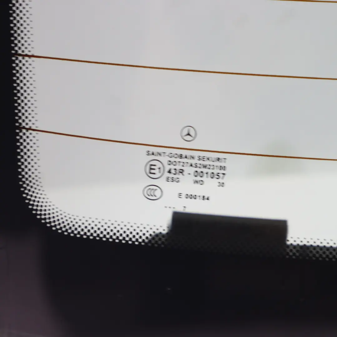 Window Windshield Glass Glazing Cover AS2 Green to Mercedes SLK R171 Rear with Part number A1716700180 Mercedes SLK R171 Rear Window Windshield Glass Glazing Cover AS2 Green - SKU A1716700180-2 - Part number A1716700180