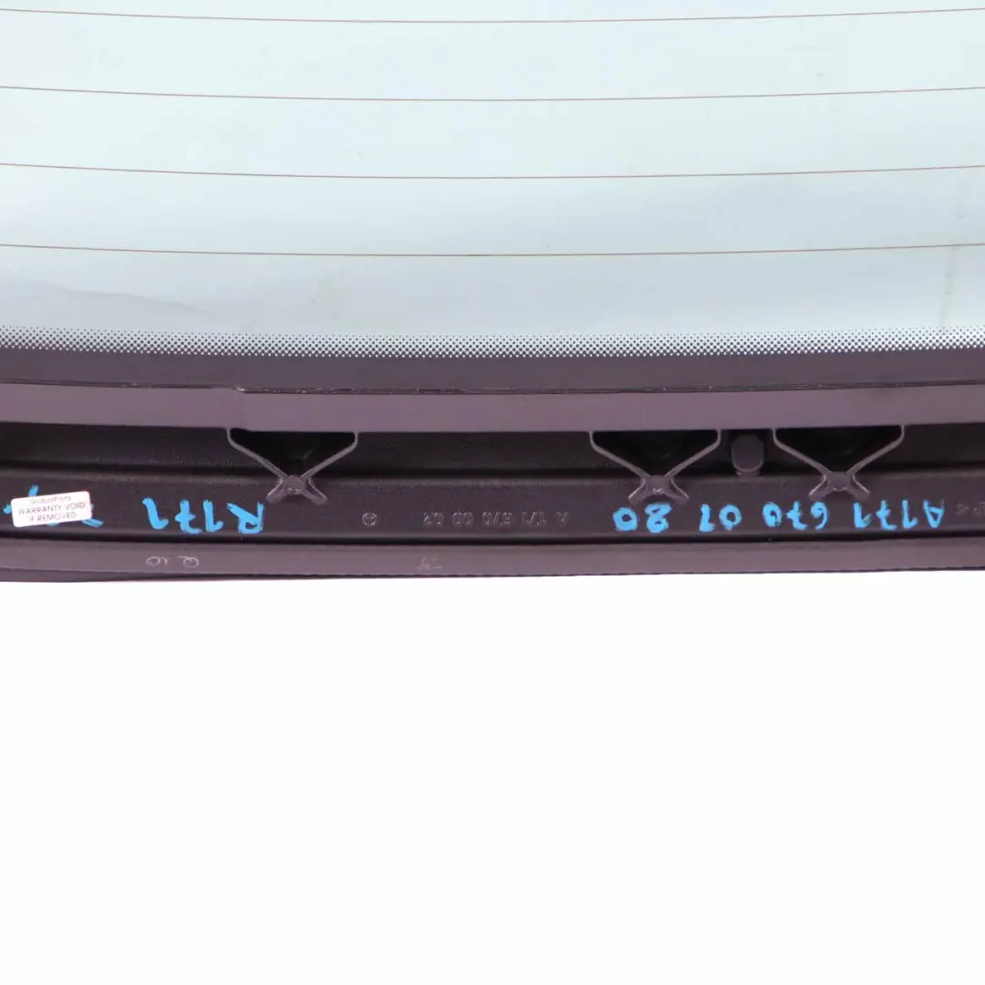 Window Windshield Glass Glazing Cover AS2 Green to Mercedes SLK R171 Rear with Part number A1716700180 Mercedes SLK R171 Rear Window Windshield Glass Glazing Cover AS2 Green - SKU A1716700180 - Part number A1716700180