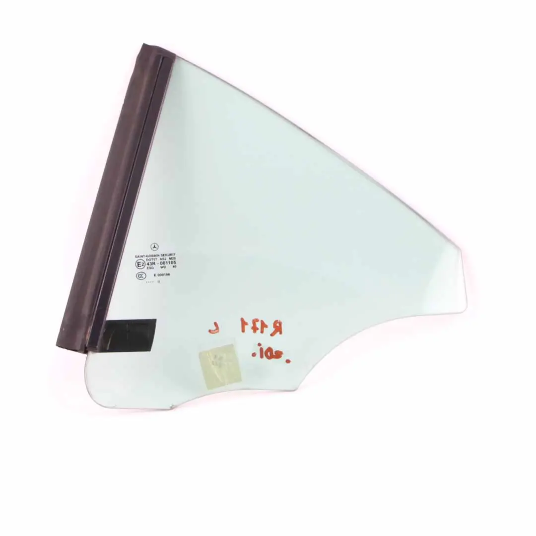 Side Window Glass Rear Left N/S AS2 to Mercedes SLK R171 Convertible with Part number A1716700300 Mercedes SLK R171 Convertible Side Window Glass Rear Left N/S AS2 - SKU A1716700300 - Part number A1716700300