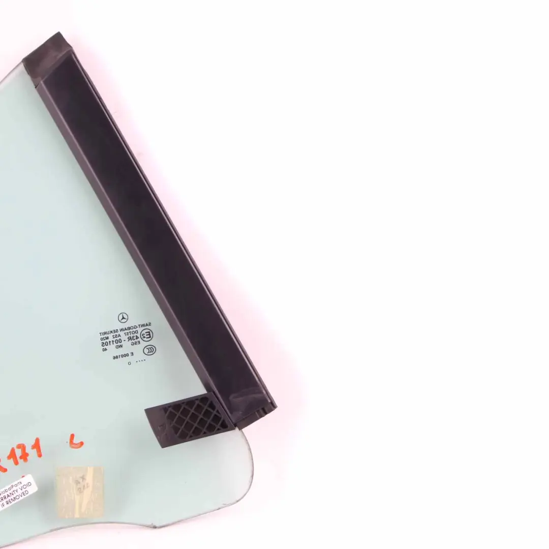 Side Window Glass Rear Left N/S AS2 to Mercedes SLK R171 Convertible with Part number A1716700300 Mercedes SLK R171 Convertible Side Window Glass Rear Left N/S AS2 - SKU A1716700300 - Part number A1716700300