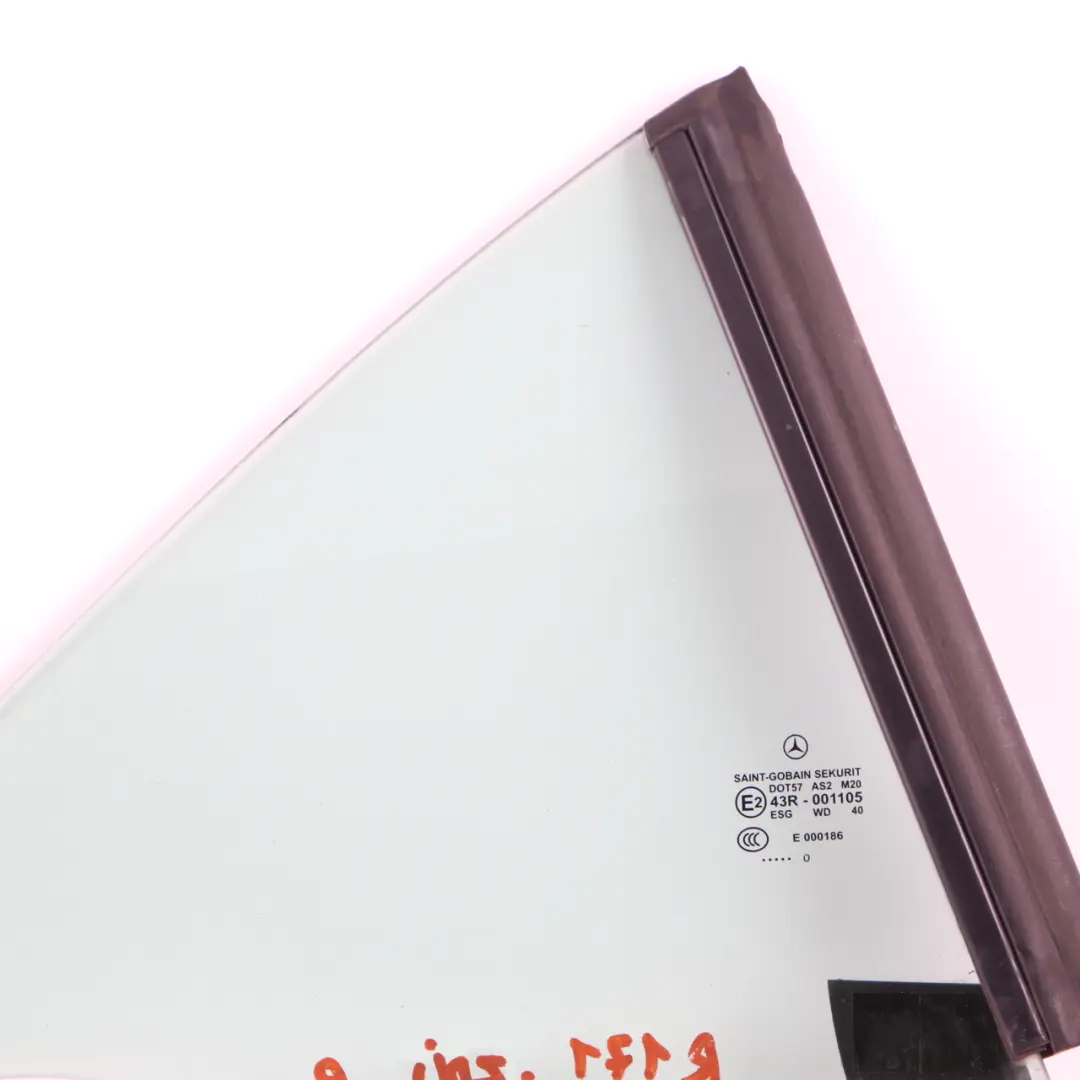 Mercedes SLK R171 Convertible Side Window Glass Rear Right O/S AS2 - SKU A1716700400 - Part number A1716700400
