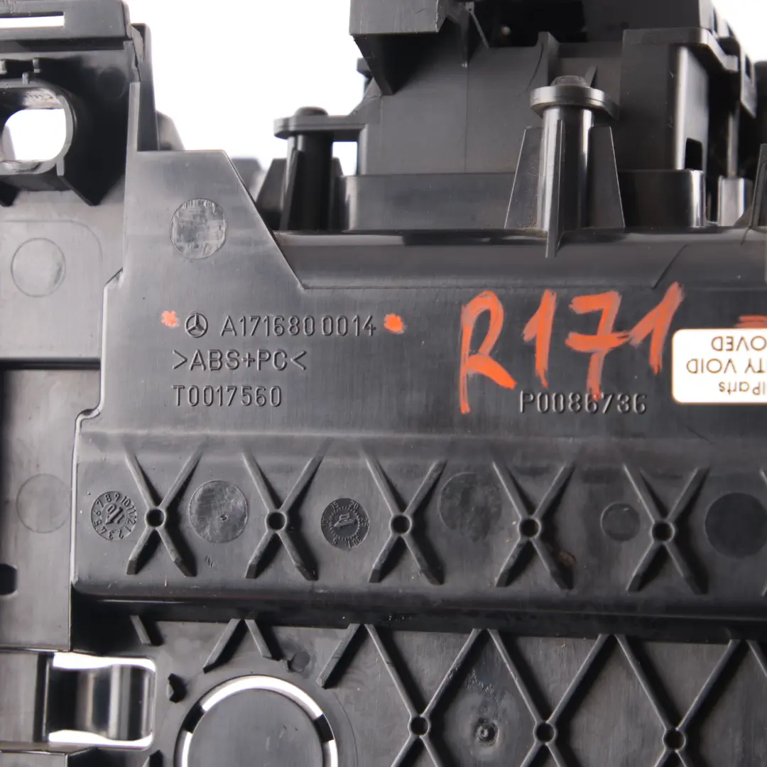 Compartimiento De La Bandeja De La Consola Central para Mercedes SLK R171 con número de pieza A1716800014 Mercedes SLK R171 Compartimiento De La Bandeja De La Consola Central - SKU A1716800014 - Número de pieza A1716800014