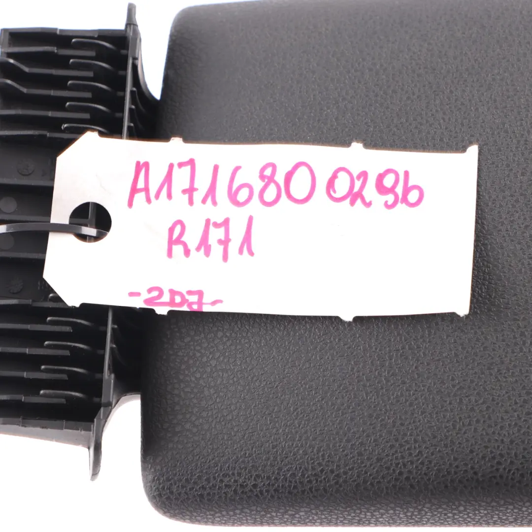 Mercedes SLK R171 Centre Console Armrest Storage Tray Black Imitation Leather - SKU A1716800296 - Part number A1716800296