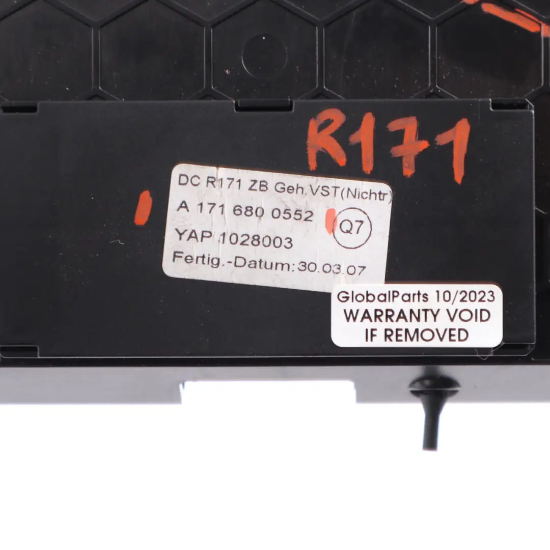 Centre Console Storage Ashtray Tray Dashboard to Mercedes SLK R171 with Part number A1716800552 Mercedes SLK R171 Centre Console Storage Ashtray Tray Dashboard - SKU A1716800552-1 - Part number A1716800552