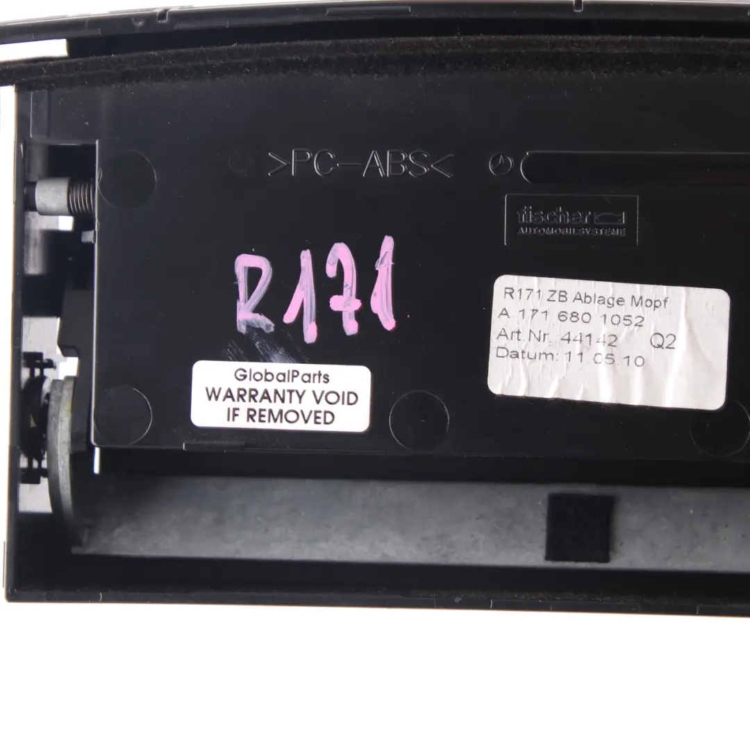 Dashboard Storage Tray Box Instrument Panel Dash to Mercedes SLK R171 with Part number A1716801052 Mercedes SLK R171 Dashboard Storage Tray Box Instrument Panel Dash - SKU A1716801052 - Part number A1716801052