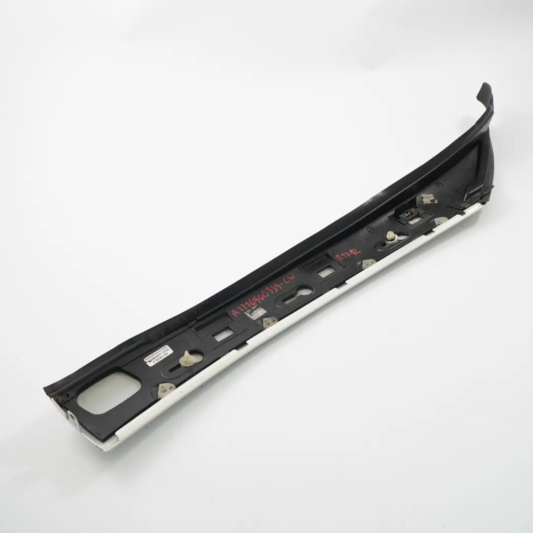 Mercedes R171 Windscreen A-Pillar Trim Left N/S Calcite White - 650 A1716900139 - SKU A1716900339-CW - Part number A1716900339