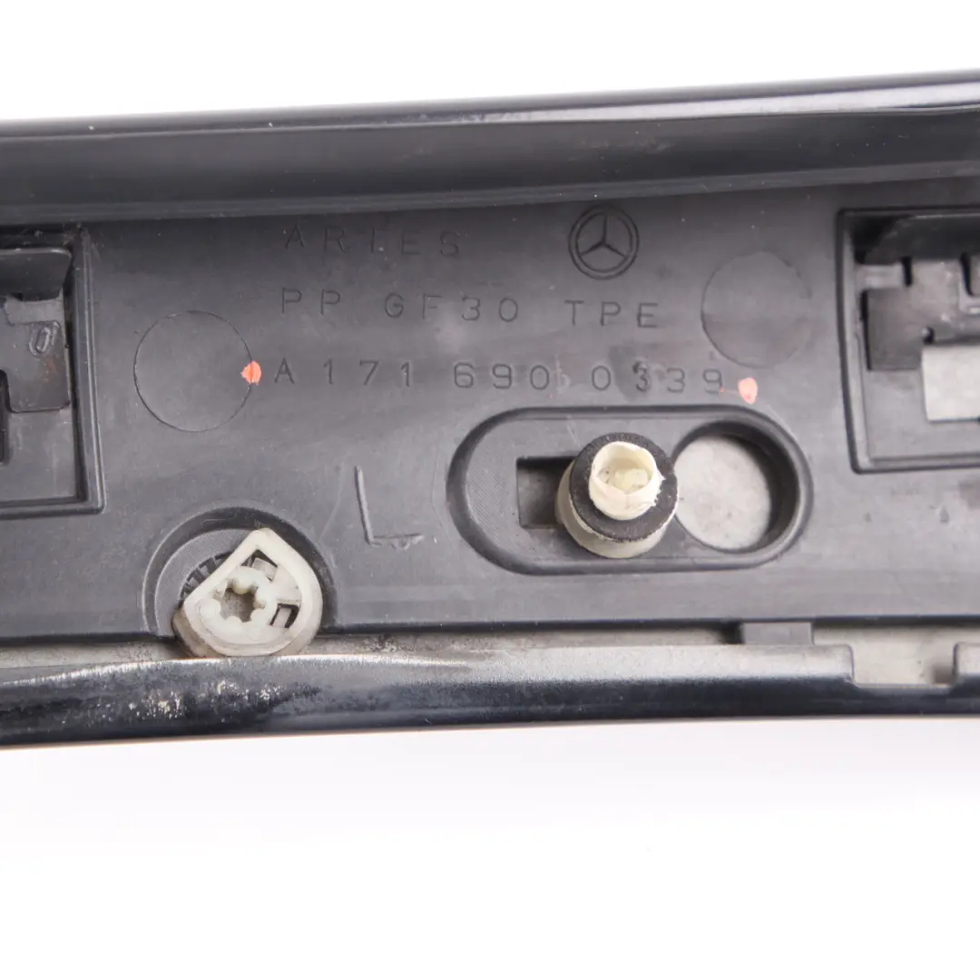 Mercedes SLK R171 Windscreen A-Pillar Trim Obsidian Black Left N/S - SKU A1716900339-OB - Part number A1716900339