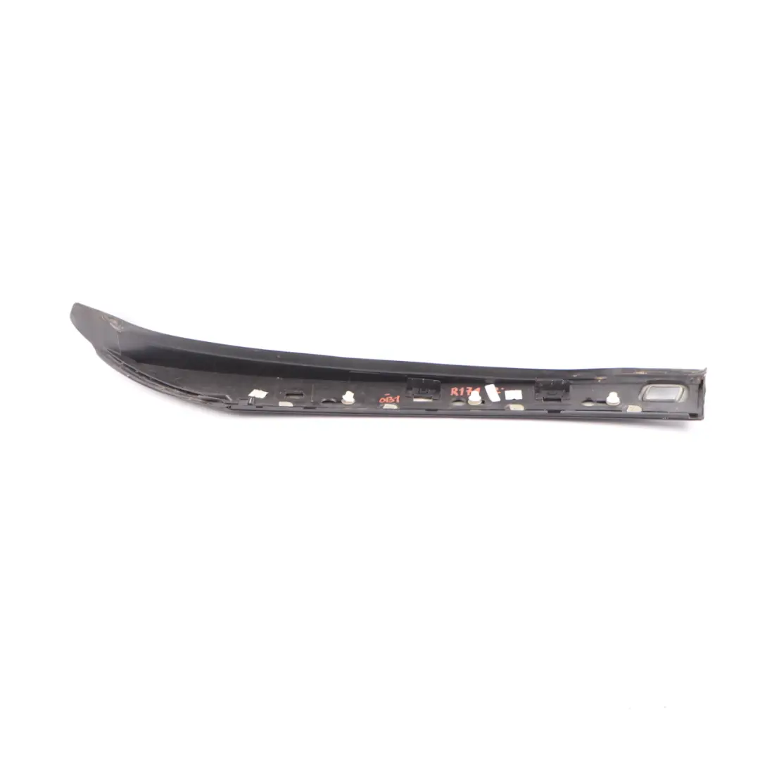 Windscreen A-Pillar Trim Obsidian Black Right O/S to Mercedes SLK R171 with Part number A1716900439 Mercedes SLK R171 Windscreen A-Pillar Trim Obsidian Black Right O/S - SKU A1716900439-OB1 - Part number A1716900439