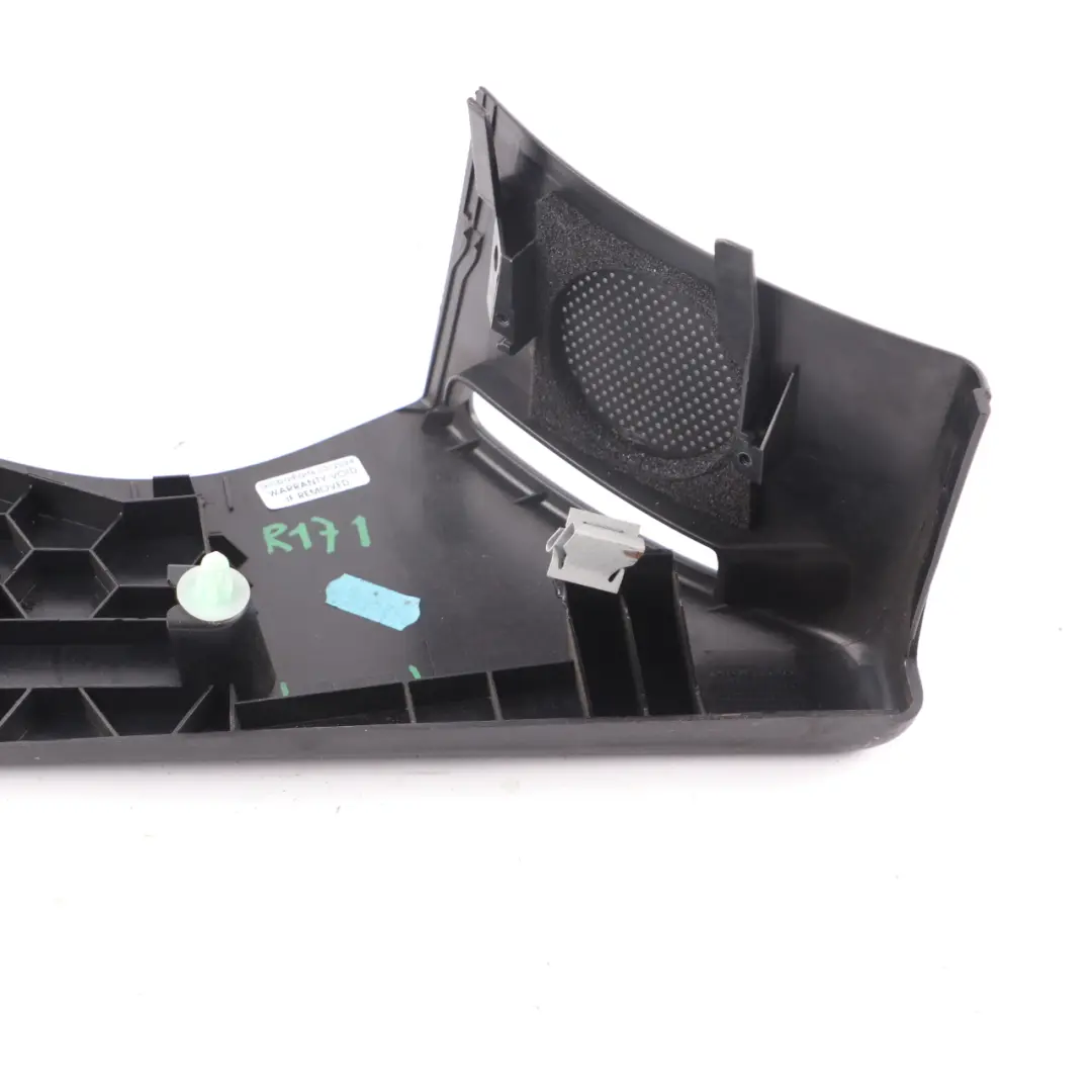 Panel Left B Pillar Rear Shelf Black Cover pour Mercedes R171 Rear à propos du numéro de pièce A1716902325 Mercedes R171 Rear Panel Left B Pillar Rear Shelf Black Cover - SKU A1716902325 - Numéro de pièce A1716902325