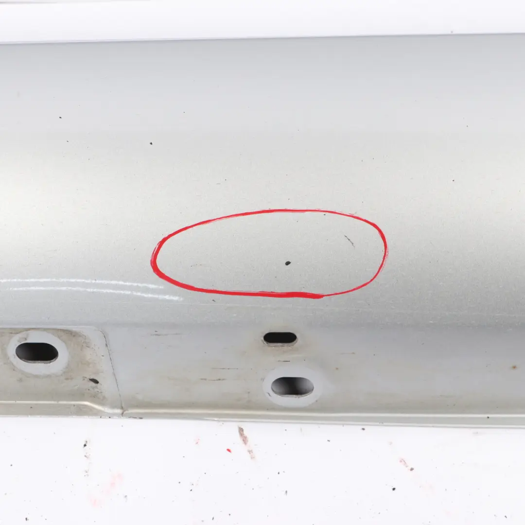 Mercedes R171 Door Sill Side Cover Skirt Left N/S Iridium Silver Metallic - 775 - SKU A1716980154-IRS - Part number A1716980154