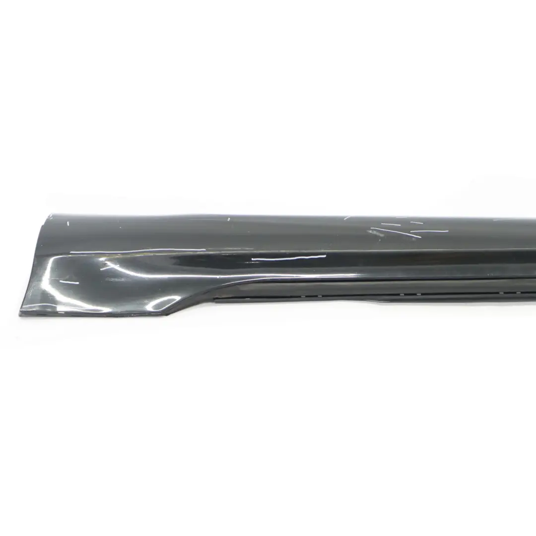 Mercedes R171 Door Sill Side Cover Skirt Left N/S Obsidian Black Metallic - 197 - SKU A1716980154-OB - Part number A1716980154