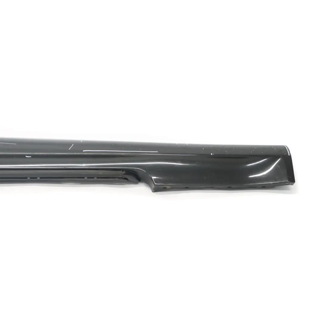 Mercedes R171 Door Sill Side Cover Skirt Left N/S Obsidian Black Metallic - 197 - SKU A1716980154-OB - Part number A1716980154