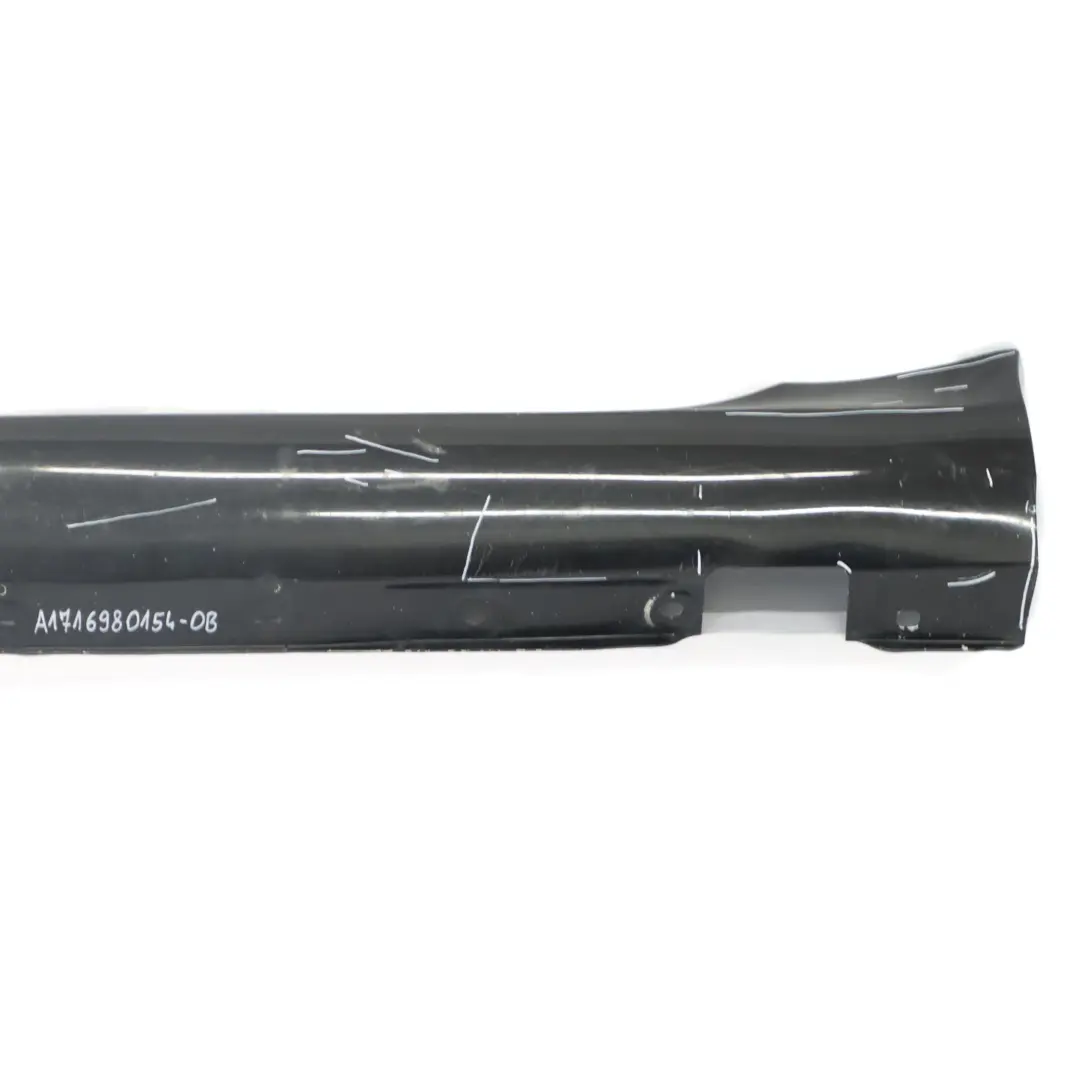 Mercedes R171 Jupe de seuil de porte gauche Noir Obsidien Métallisé - 197 - SKU A1716980154-OB - Numéro de pièce A1716980154