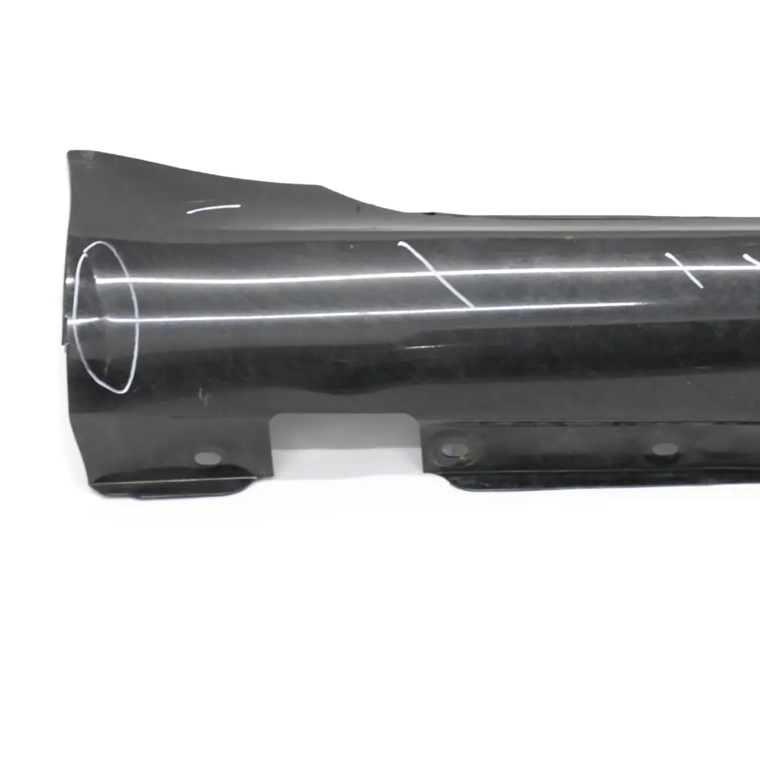 Door Sill Side Cover Skirt Right O/S Obsidian Black Metallic - 197 to Mercedes R171 with Part number A1716980254 Mercedes R171 Door Sill Side Cover Skirt Right O/S Obsidian Black Metallic - 197 - SKU A1716980254-OB - Part number A1716980254