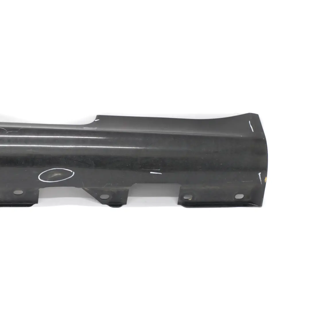 Door Sill Side Cover Skirt Right O/S Obsidian Black Metallic - 197 to Mercedes R171 with Part number A1716980254 Mercedes R171 Door Sill Side Cover Skirt Right O/S Obsidian Black Metallic - 197 - SKU A1716980254-OB - Part number A1716980254
