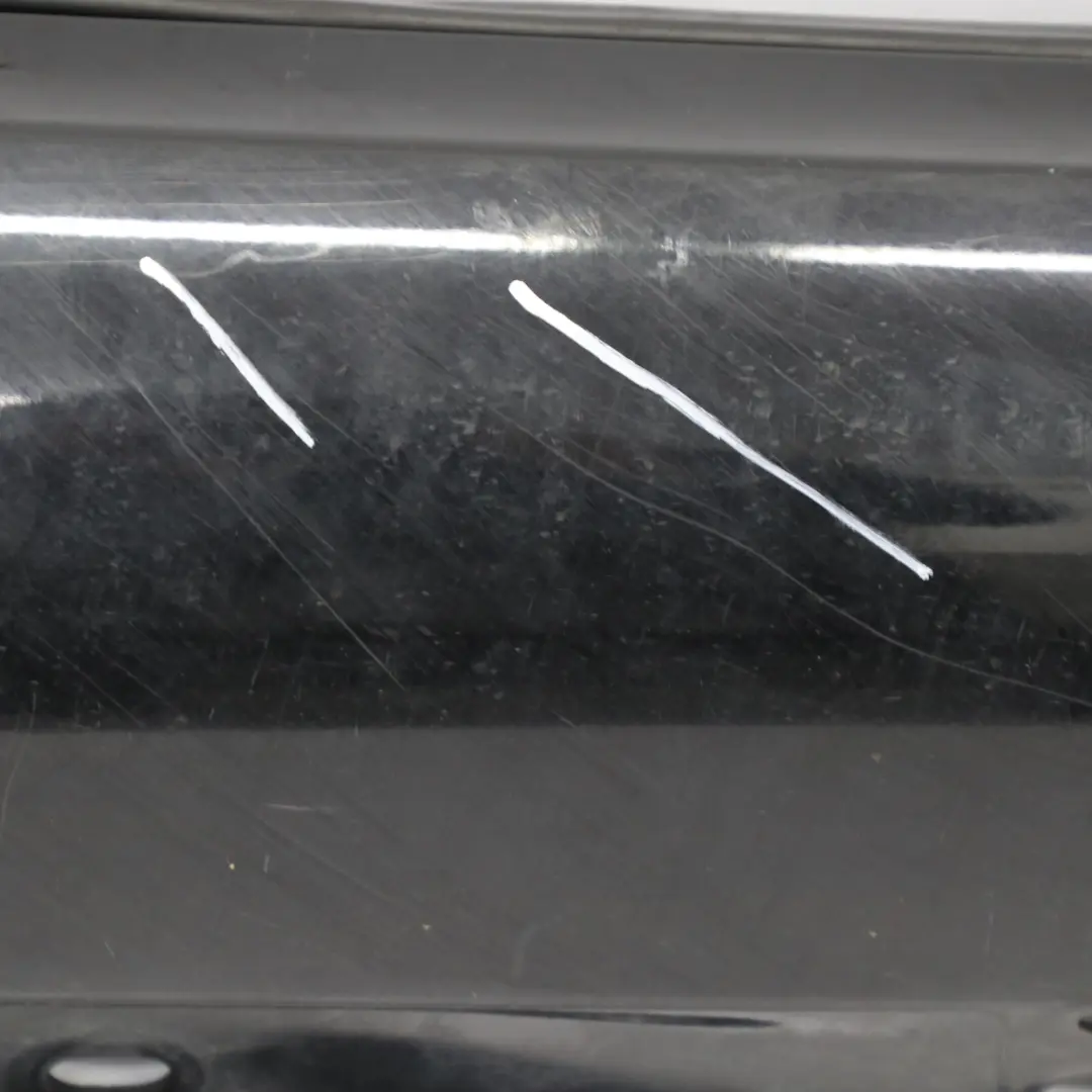 Door Sill Side Cover Skirt Right O/S Obsidian Black Metallic - 197 to Mercedes R171 with Part number A1716980254 Mercedes R171 Door Sill Side Cover Skirt Right O/S Obsidian Black Metallic - 197 - SKU A1716980254-OB - Part number A1716980254