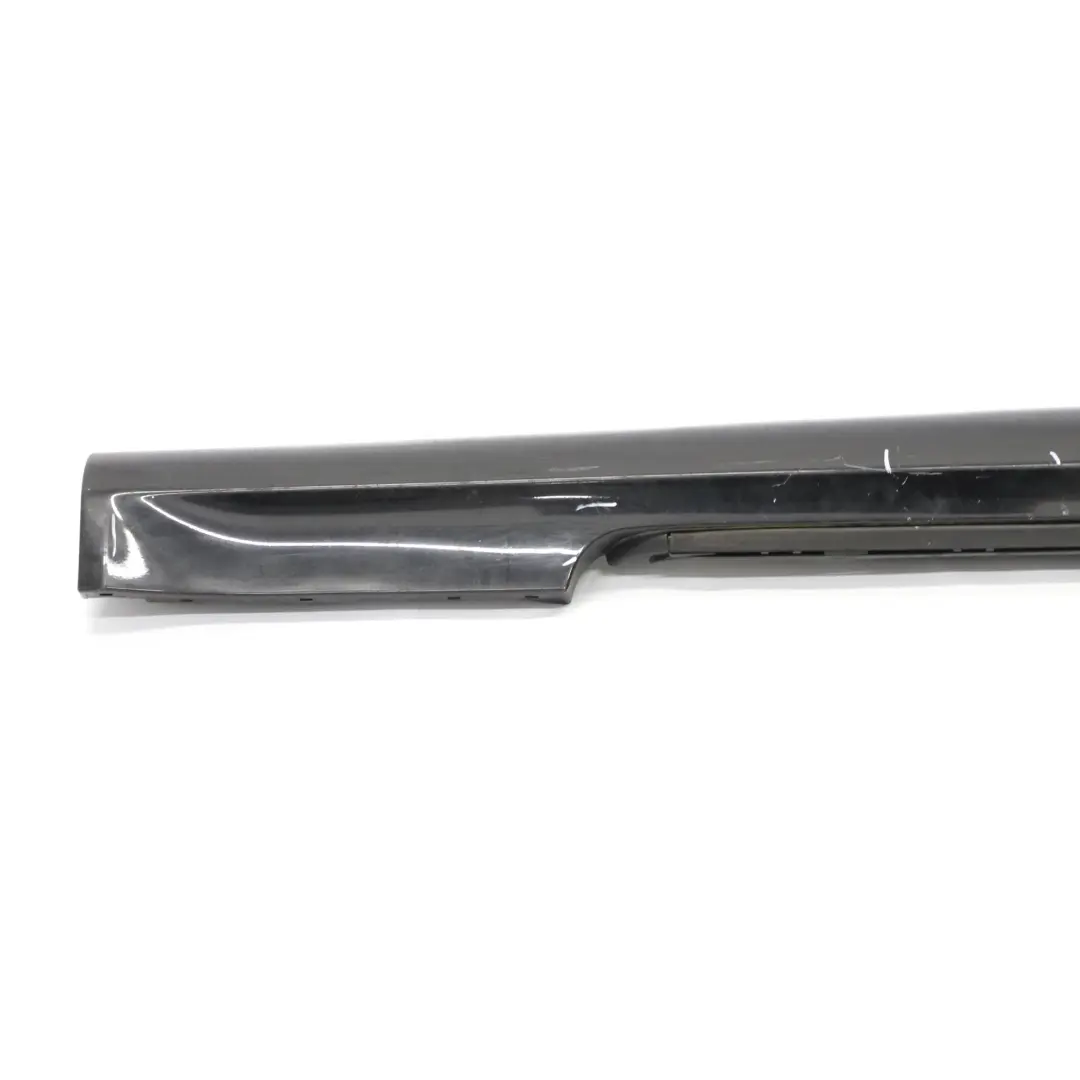 Door Sill Side Cover Skirt Right O/S Obsidian Black Metallic - 197 to Mercedes R171 with Part number A1716980254 Mercedes R171 Door Sill Side Cover Skirt Right O/S Obsidian Black Metallic - 197 - SKU A1716980254-OB - Part number A1716980254